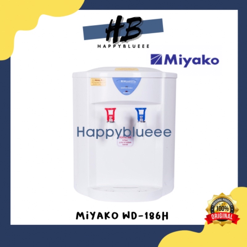 Miyako Water Dispenser Hot Normal WD 186H / Dispenser Miyako WD-186H / Miyako Dispenser WD 186 H