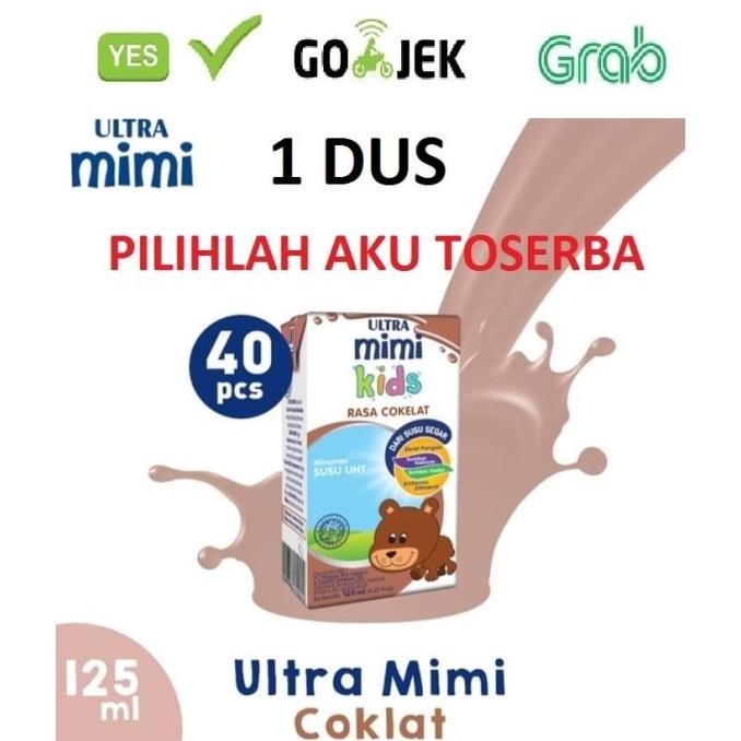 

BISA BAYAR DITEMPAT Susu Ultra Mimi Kids Coklat (Cokelat) - 125 ml (1 DUS ISI 40)