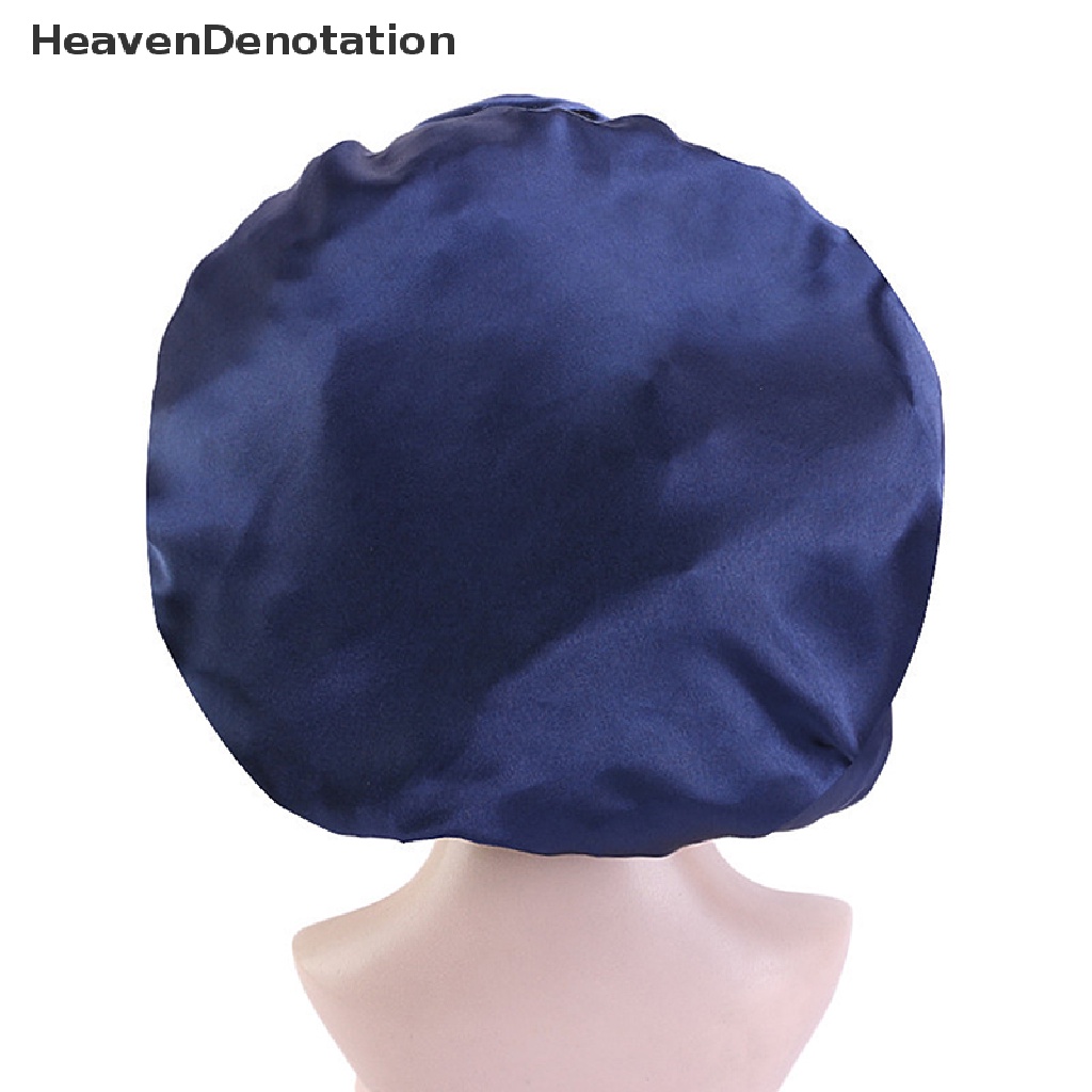 [HeavenDenotation] Fashion Big Size Satin Silk Bonnet Sleep Night Cap Head Cover Bonnet Hat