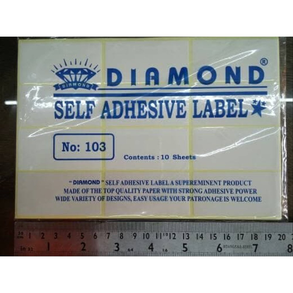 

Jual Label 103 Diamond 3x6.4 cm terbaik