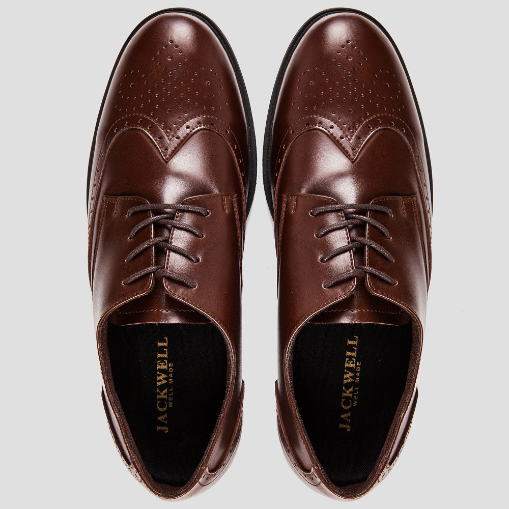 Sepatu Pria / Sepatu Kulit / Sepatu Formal / Sepatu Pantofel Allen Brown 1605