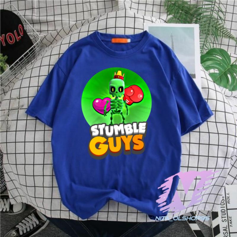 kaos STUMBLE GUYS baju kaos anak skin stumble guys