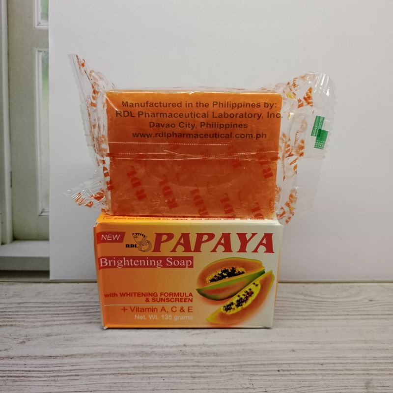 Original Bpom Sabun RDL Papaya Brightening Soap | Sabun Muka Bpom