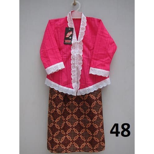 [BOMBASTIS] Setelan Kebaya Anak SD/Paud/Kebaya Kartini/Kebaya Putih/ Size S MURMER