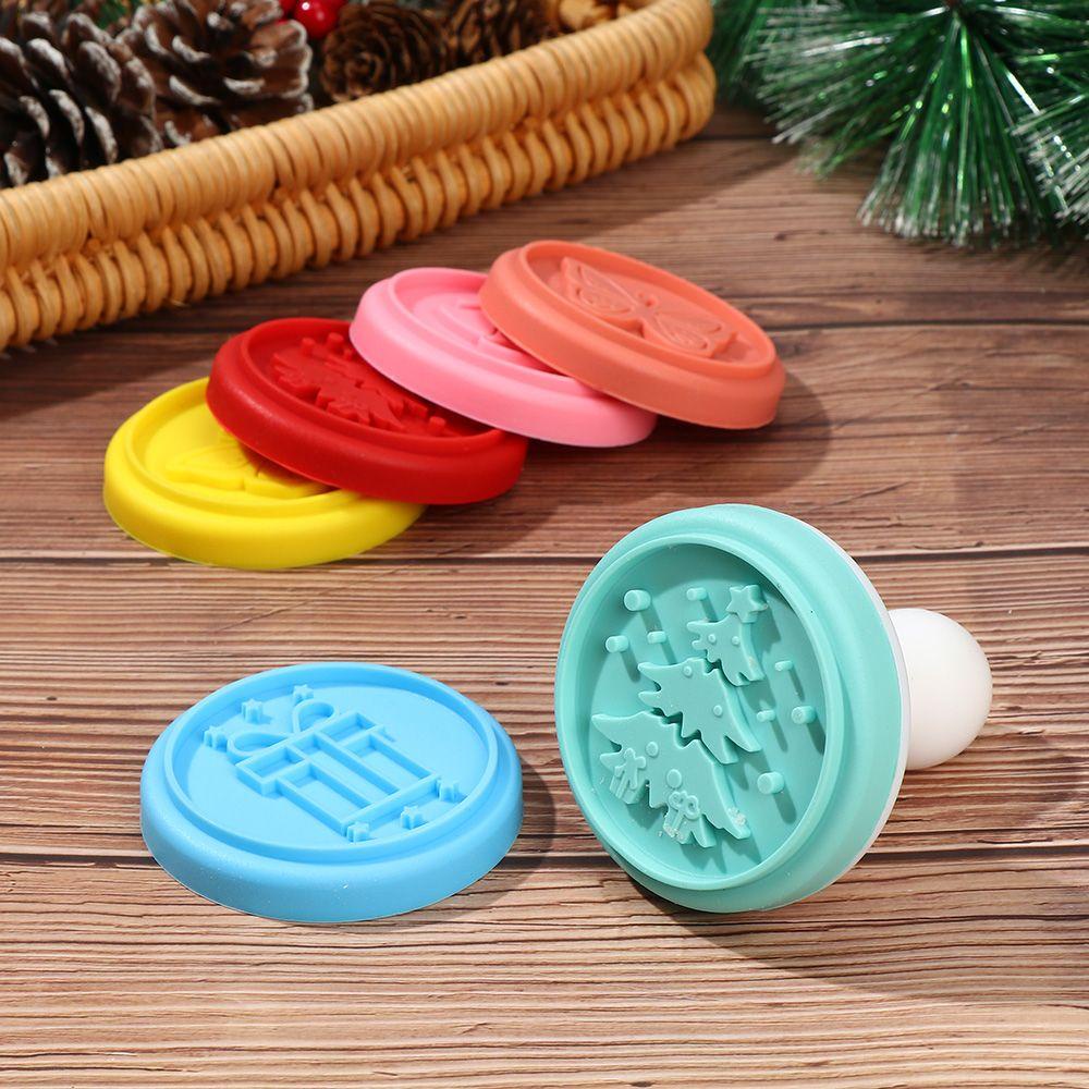 Solighter Cookies Stamp Cetakan Fondant Cake Embosser Biscuit Mould Plunger Cetakan Baking &amp; Pastry