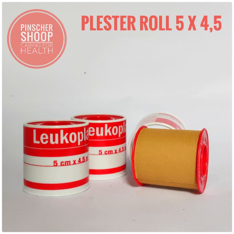 Leukoplast 5 Cm x 4,5 M (1624) Plester Roll Kain BSN