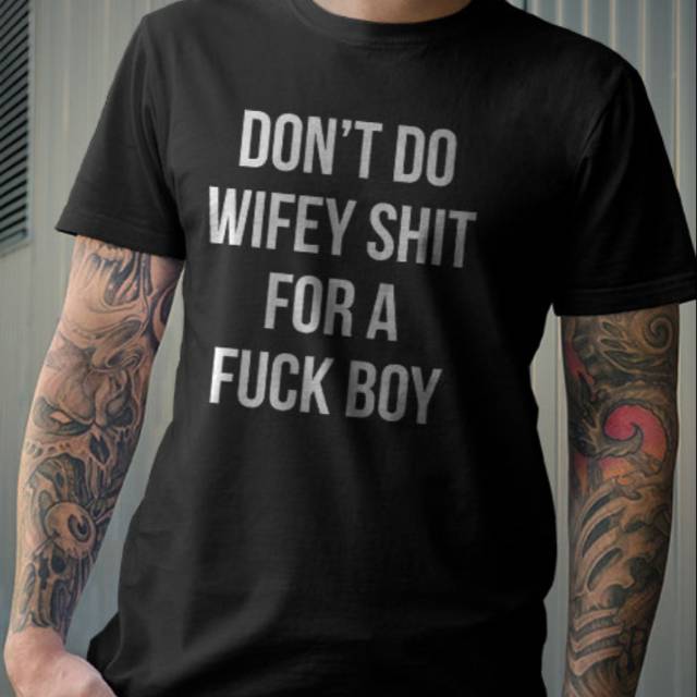 T-shirt baju kaos FUCKBOY