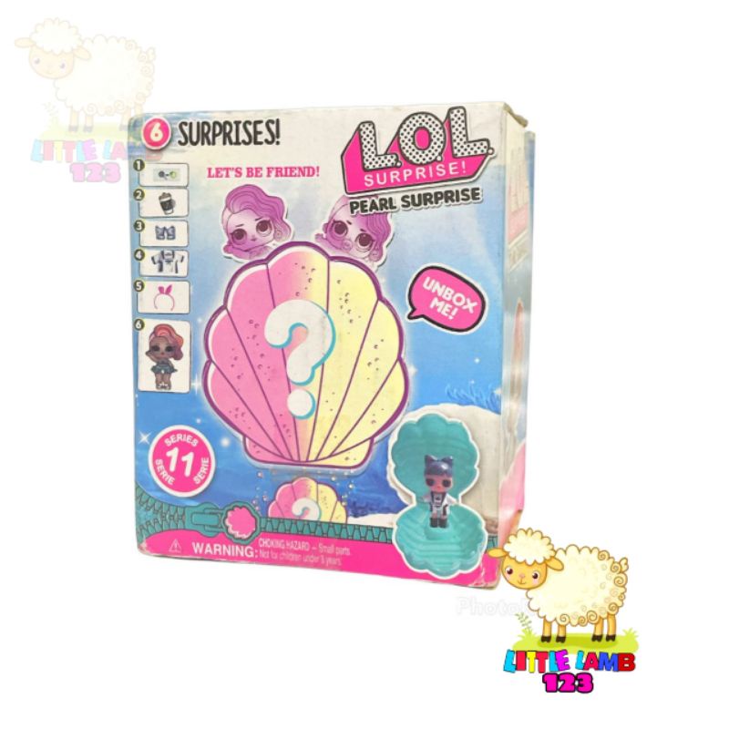 Mainan Lol Surprise Big Sister Kerang 10cm/ Mainan Boneka Lol Surprise Underwarps/ Mainan Anak Lol B
