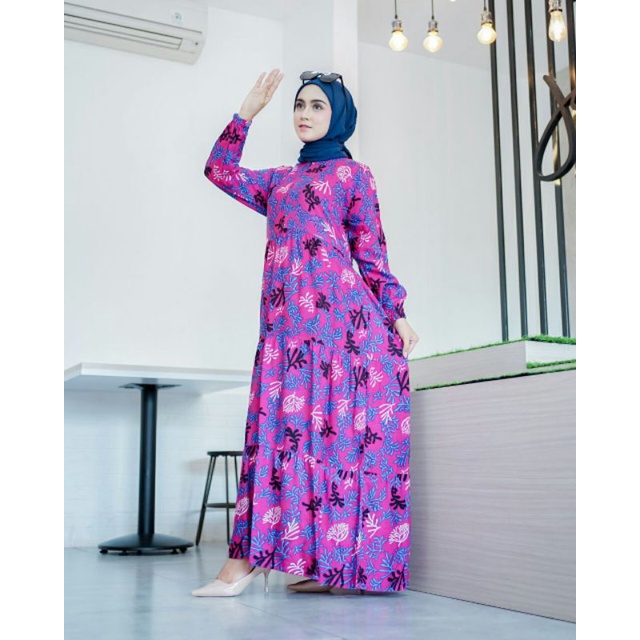 GAMIS RAYON PREMIUM|GAMIS RAYON CANDI MEKAR|GAMIS TWILL|GAMIS