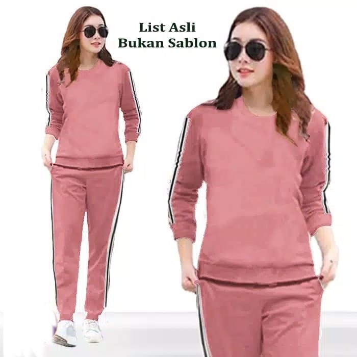BO - BAJU SETELAN OLAHRAGA 02 SENAM / SETELAN TRAINING/ SETELAN LINA TERBARU / SETELAN TERMURAH