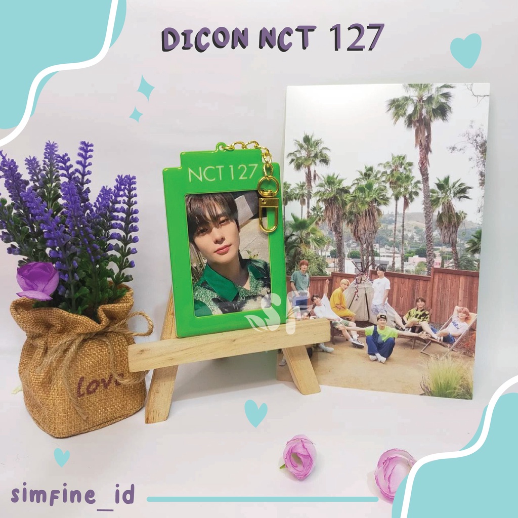 Keyring + Postcard / DICON NCT 127 / Card holder