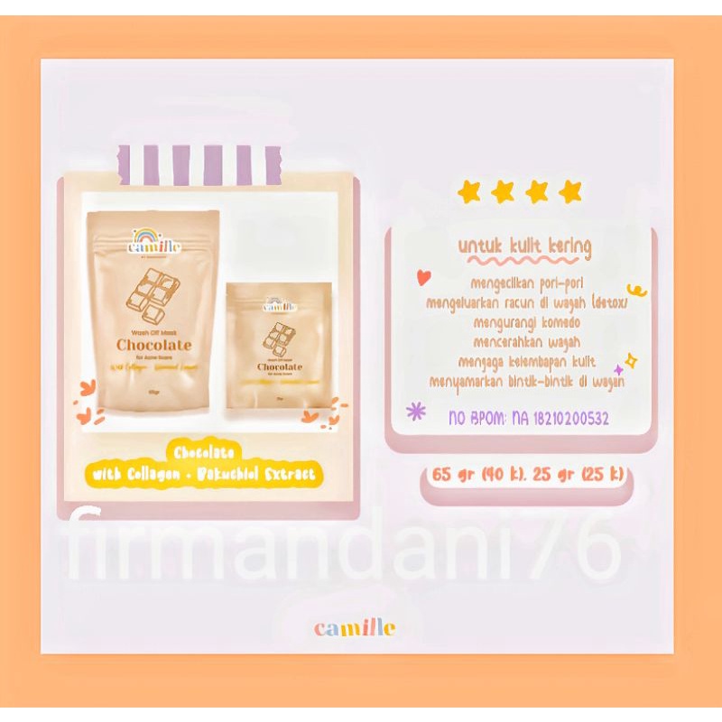 Camille Beauty NadShavv AGENT RESMI PUSAT❤️Langsung Kirim CAMILLE BEAUTY 65gr❤️Bpom Register-4