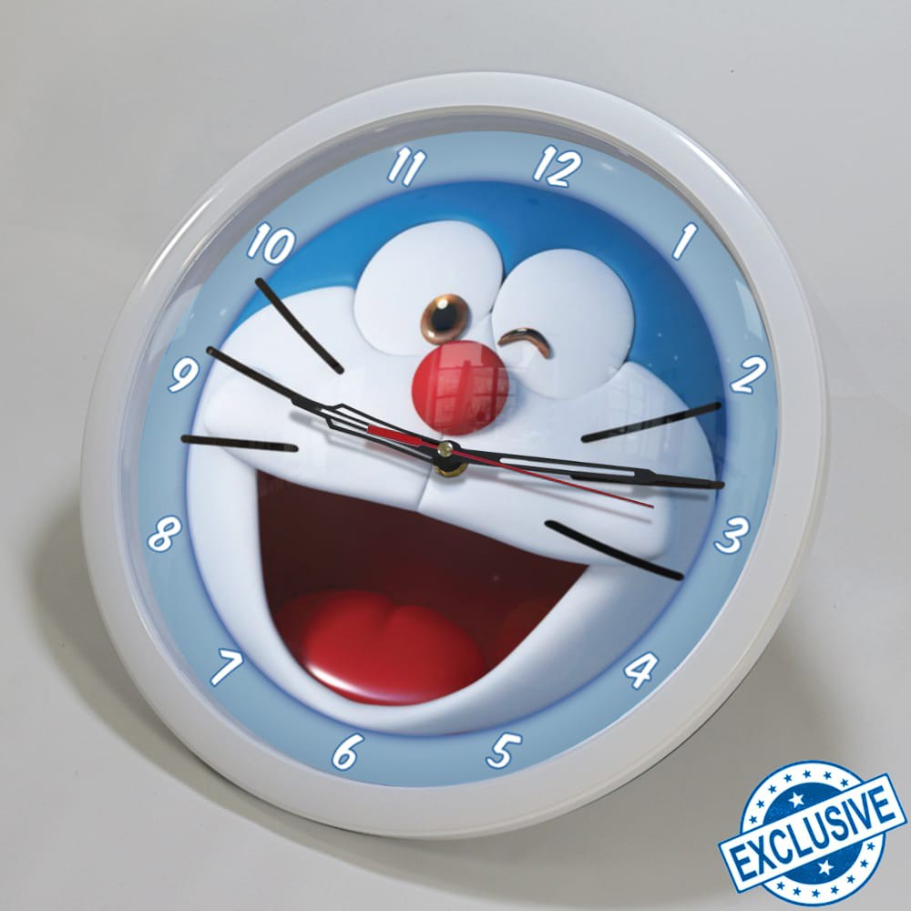 (ISTIMEWA BOSSQUE) JAM DINDING CUSTOM DORAEMON