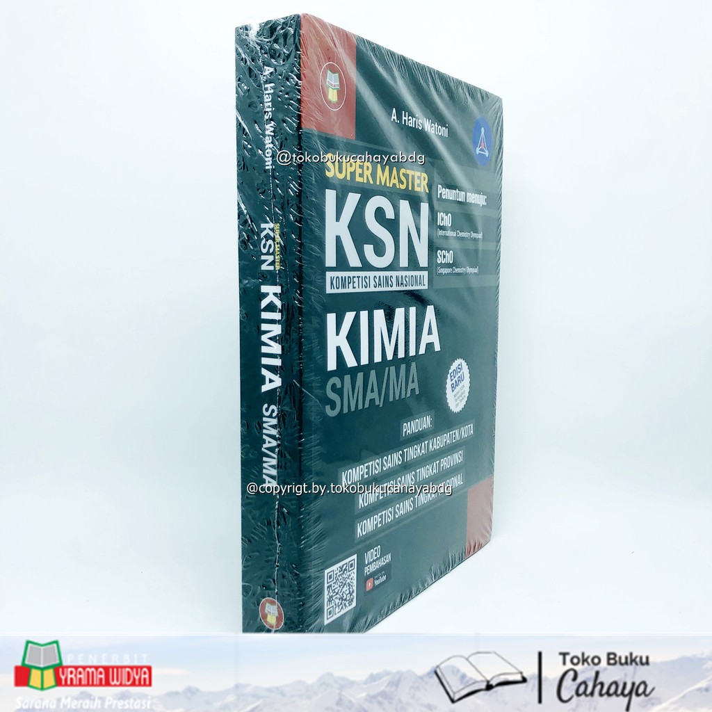 Buku Olimpiade Super Master KSN Kimia SMA/MA - Penuntun Menuju ICHO Yrama Widya Original 100%-1
