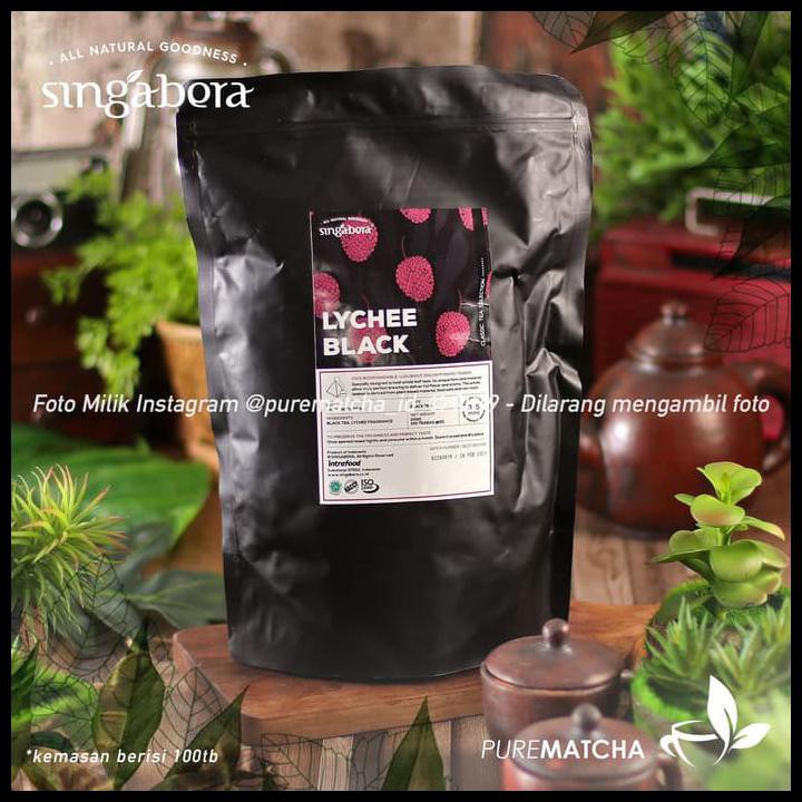 

Singabera - Lychee Black Tea 100Tb Teh Hitam Leci Cafe Hotel Resto Tea