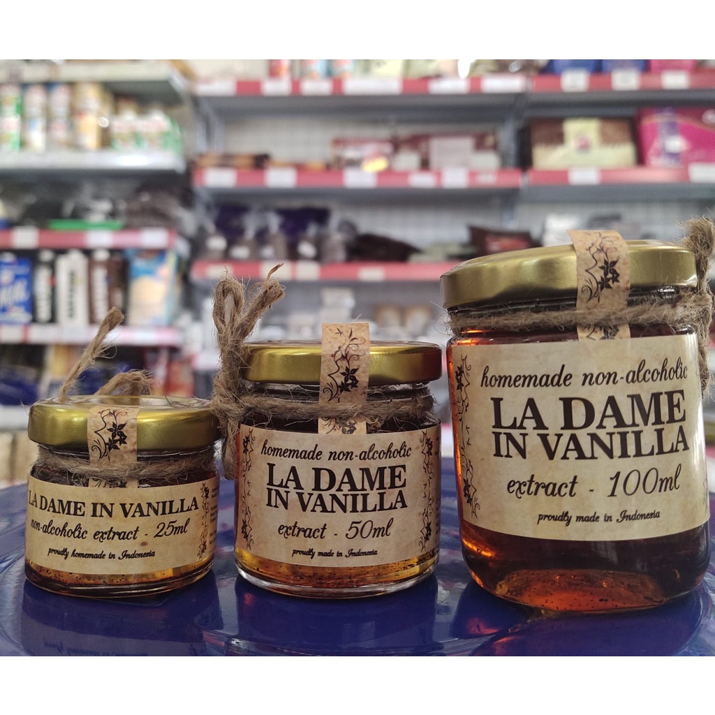 

VANILLA EXTRACT LA DAME / LADAME VANILA EKSTRAK NON ALKOHOL