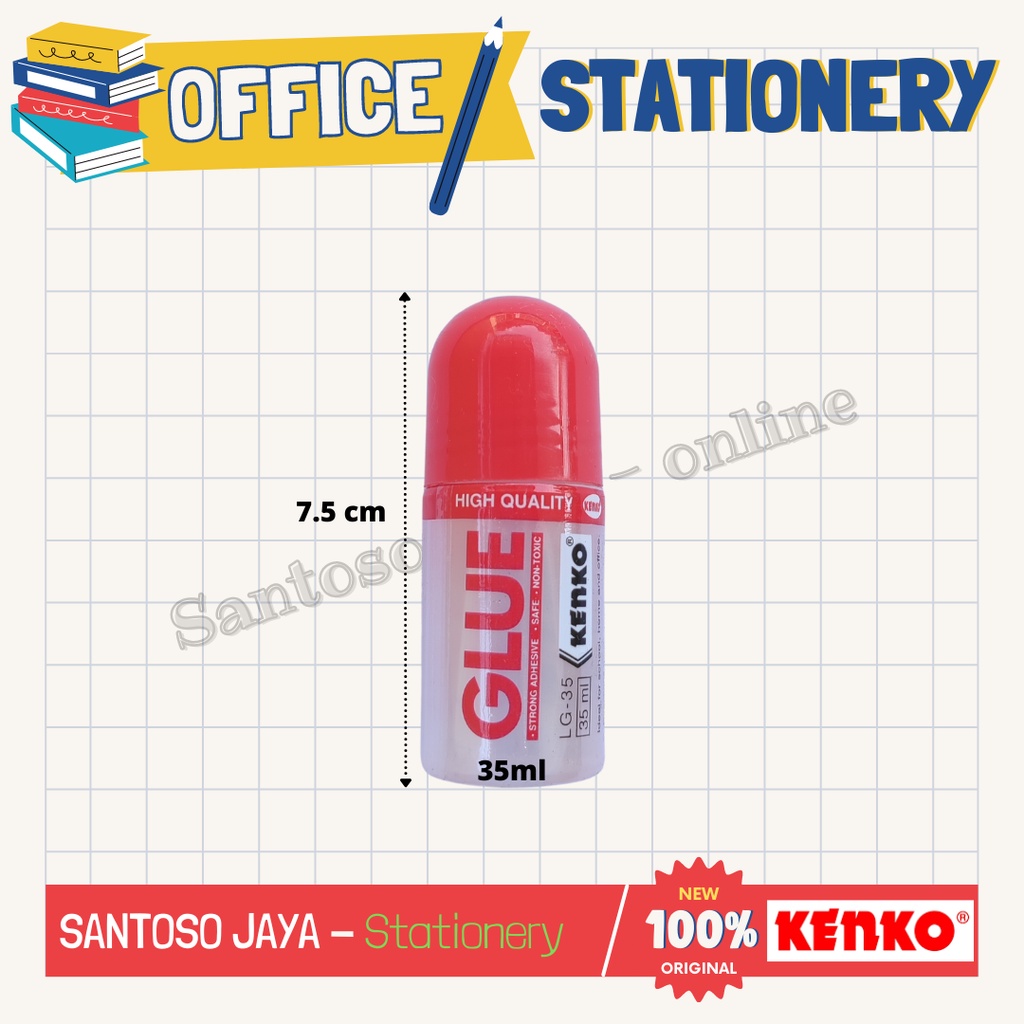 

Lem Cair KENKO Pen 35ml - Liquid Glue KENKO LG-35