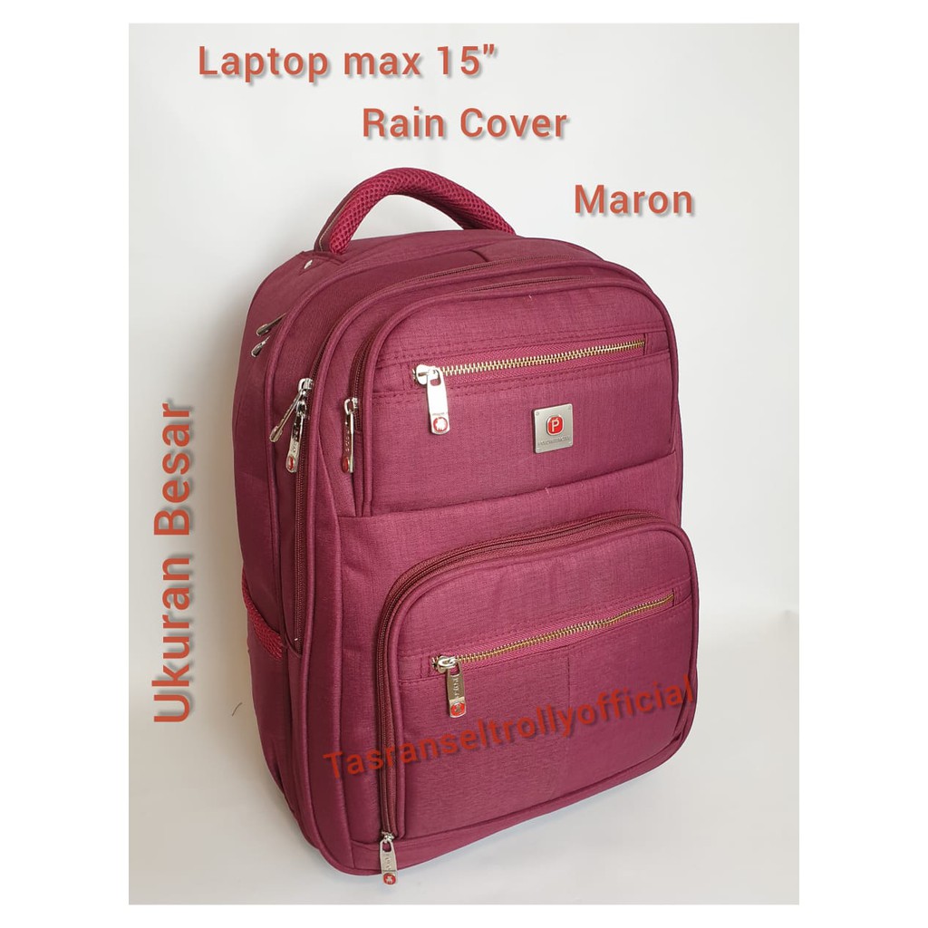 Tas Ransel Laptop Polo Interclub size Besar 19inch 100%original.