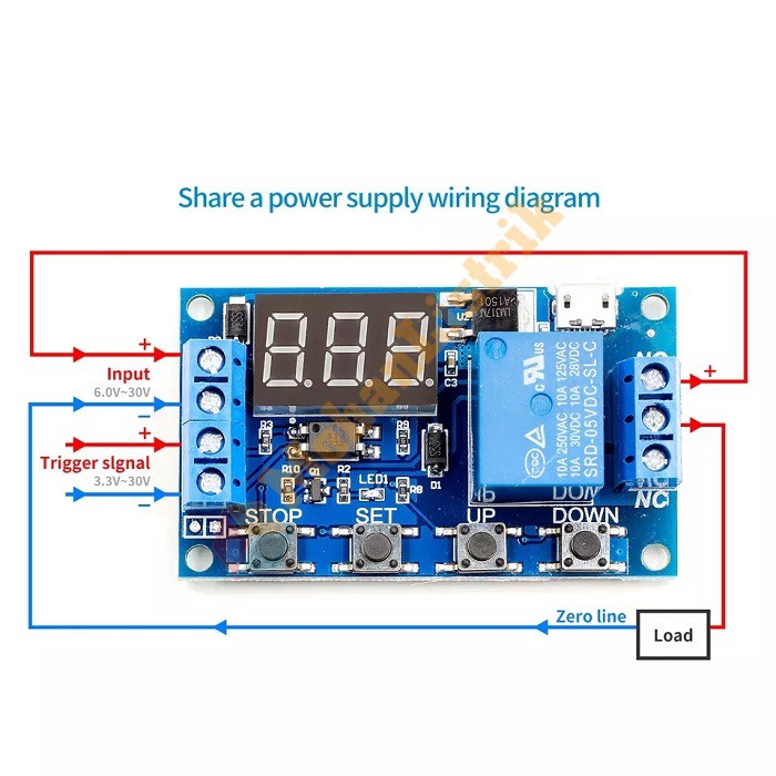 Modul Saklar Switch Timer Multifungsi Otomatis Pembalik Telur