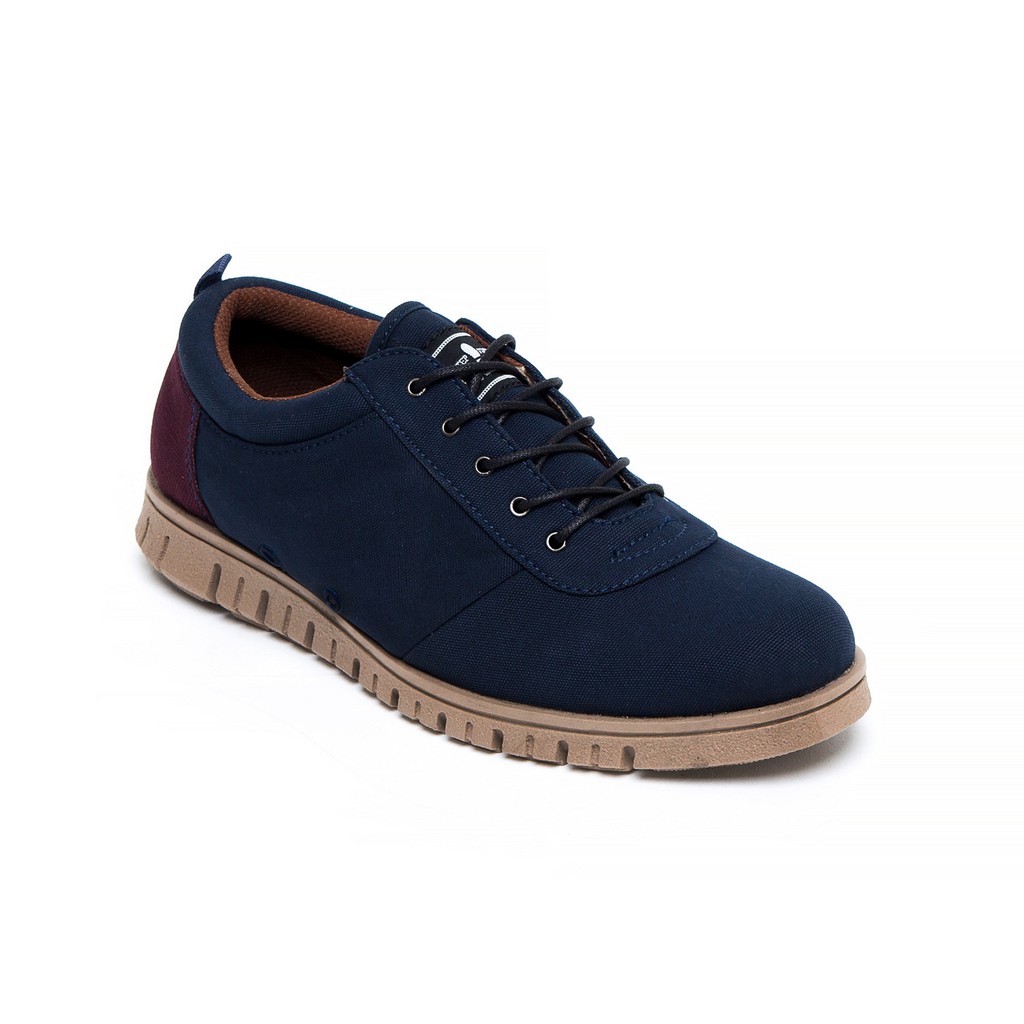 Sepatu Running Olahraga Lari Sport Pria/Cowok/Men Sporty Footwear Loka | Polka Navy | FORIND x FSTP