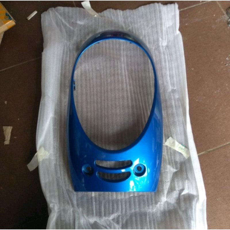 Cover body tengah lampu depan scoopy fi esp 2013-2016 biru