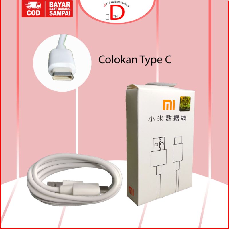 Kabel Data Original 100% Xiaomi Redmi Note 7, Redmi Note 7 Pro, Redmi 8, Redmi 8 Pro, Redmi Note 8, Redmi 9, MI A1, MI A2, Redmi Note 9S, Redmi Note 9 Pro, Redmi Note 10, Redmi Note 10 Pro, Redmi Note 10s, Redmi 10 Prime