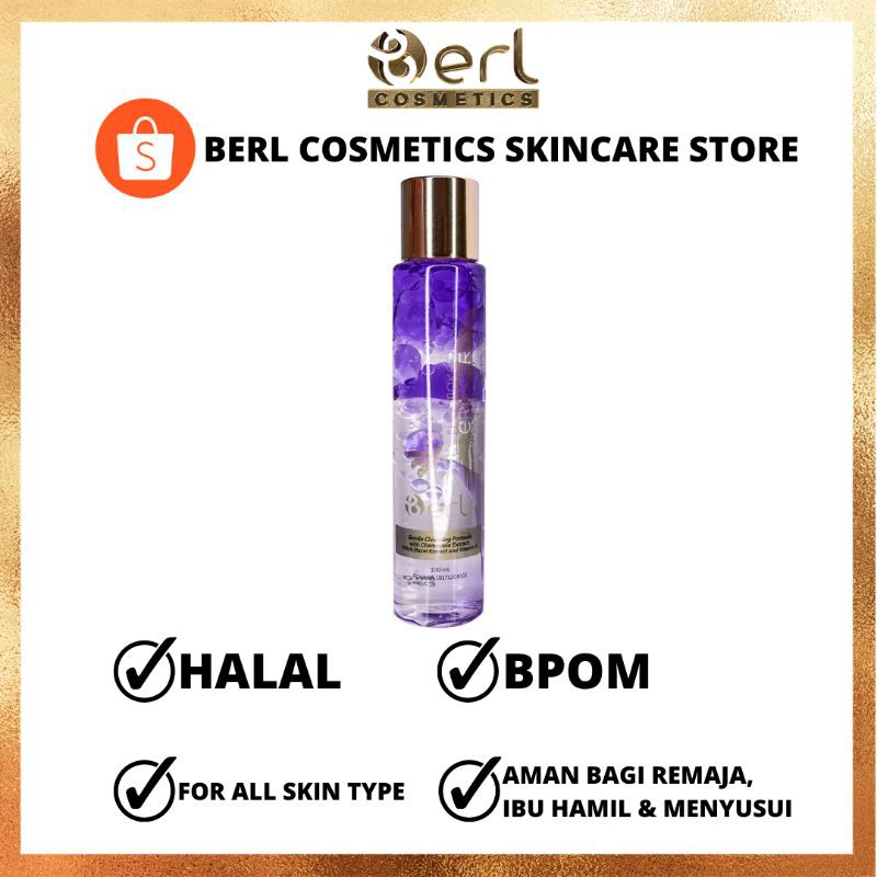 BERL MAKEUP ERASER - MAKEUP REMOVER BERL - BERL - BERL COSMETICS SKINCARE HALAL BPOM - CLEANSER BERL