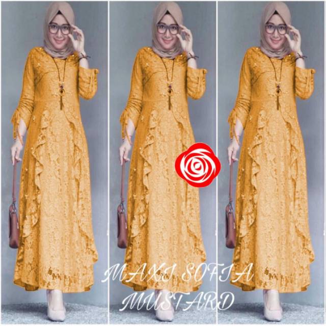 [. MAXI SOFIA BRUKAT. COD GRATIS ONGKIR SFN ]