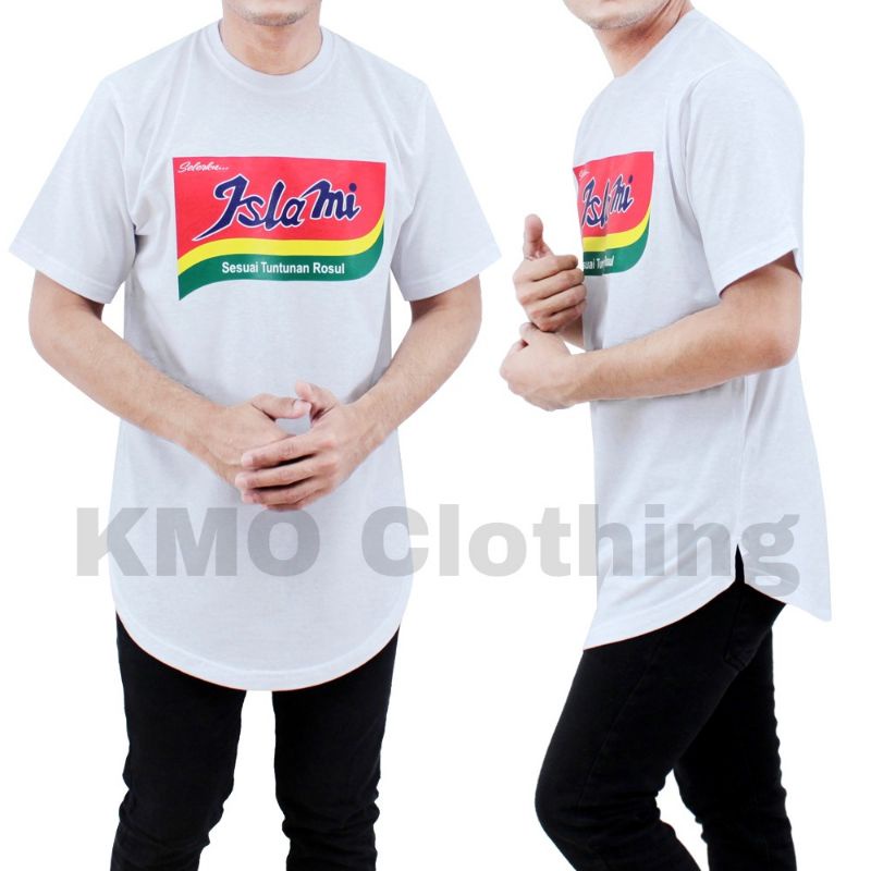 kmo kaos kurta pria kaos muslim kaos hijrah kaos longline pria kaos dakwah