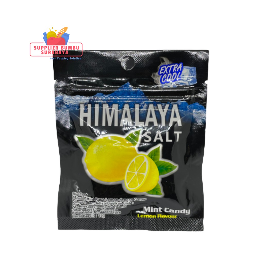 Permen Big Foot Himalayan Salt Lemon Candy Kemasan Box