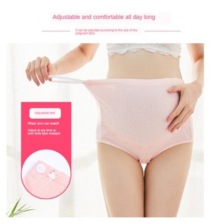 Celana Dalam Hamil Pinggang Tinggi Cd wanita ibu hamil katun tipis  berbentuk U cd 40-120kg 837