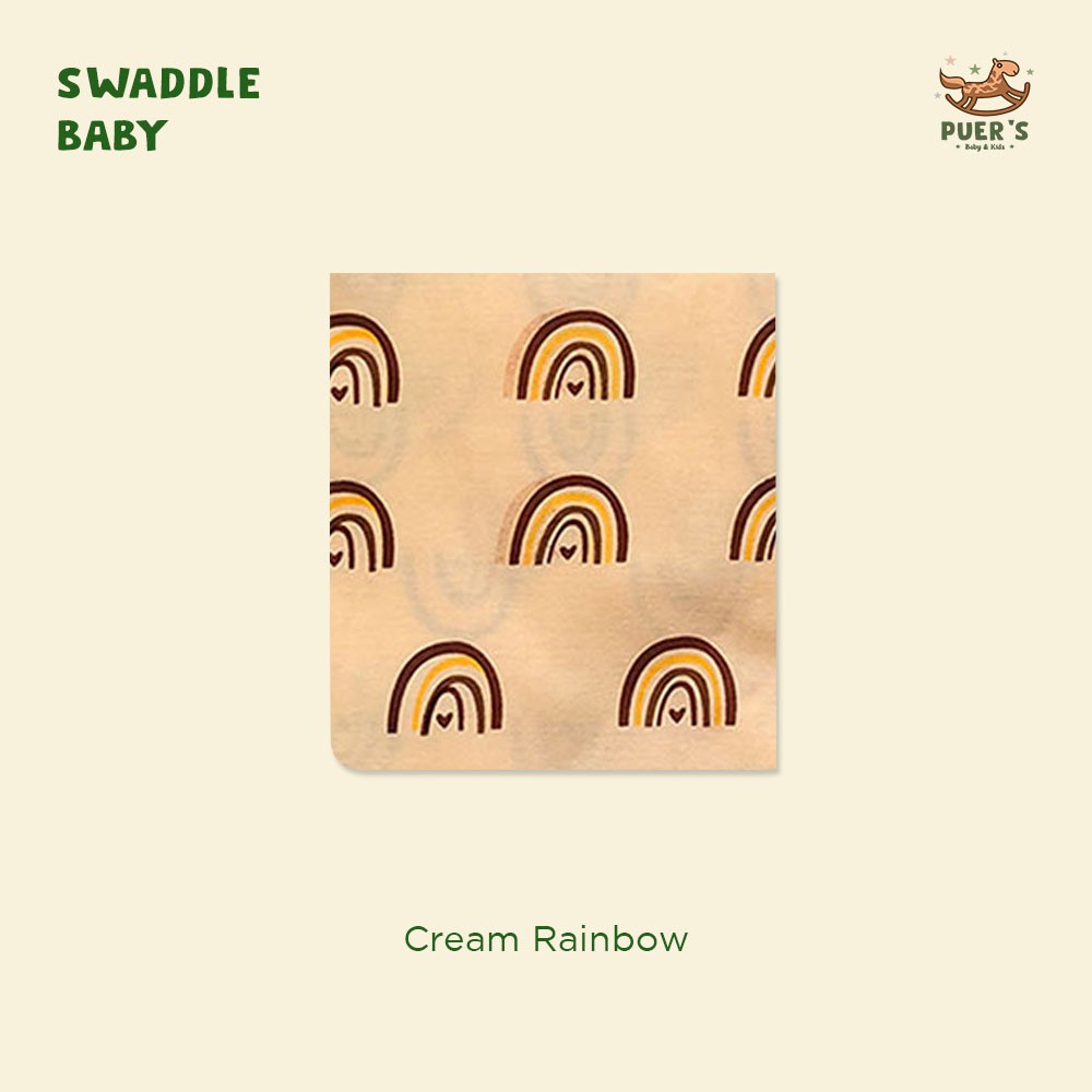 BEDONG BAYI (SWADDLE BABY) PUER'S CREAM RAINBOW