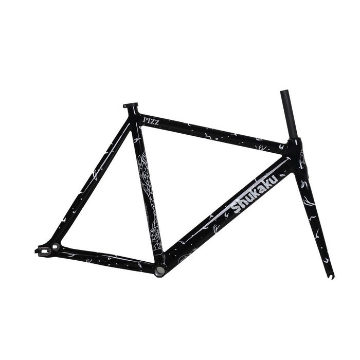 Jual Frame Fixie Pizz Bike Shukaku Naruto Glossy Black Rare Item Shopee Indonesia