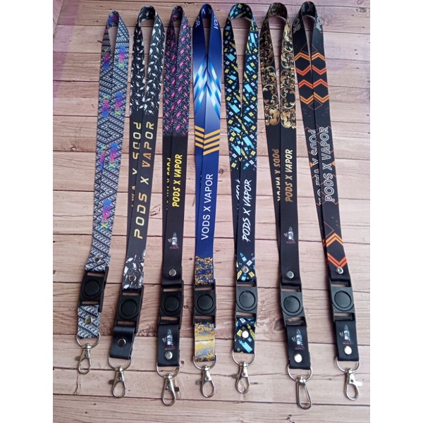 

TALI LANYARD PRINTING COSTOM CETAK 2 SISI (Model nya yng ada di foto sampul bebas pilih mau desain nyng mana/ kalo mau request Desain Bisa Ka dan Gratis)