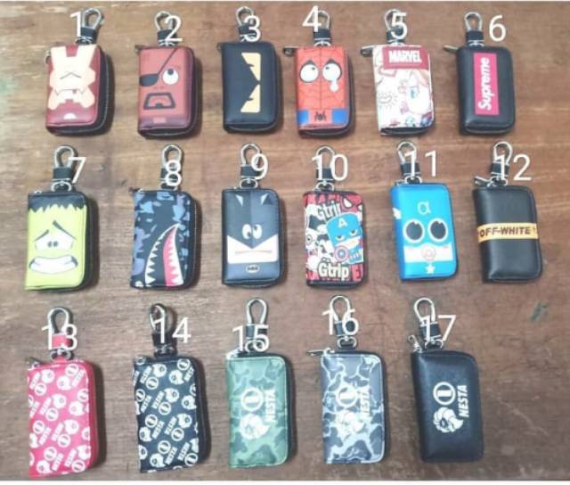 DOMPET STNK MOTOR MOBIL DOMPET KUNCI REMOTE MOTOR DOMPET KARAKTER LUCU UNIK