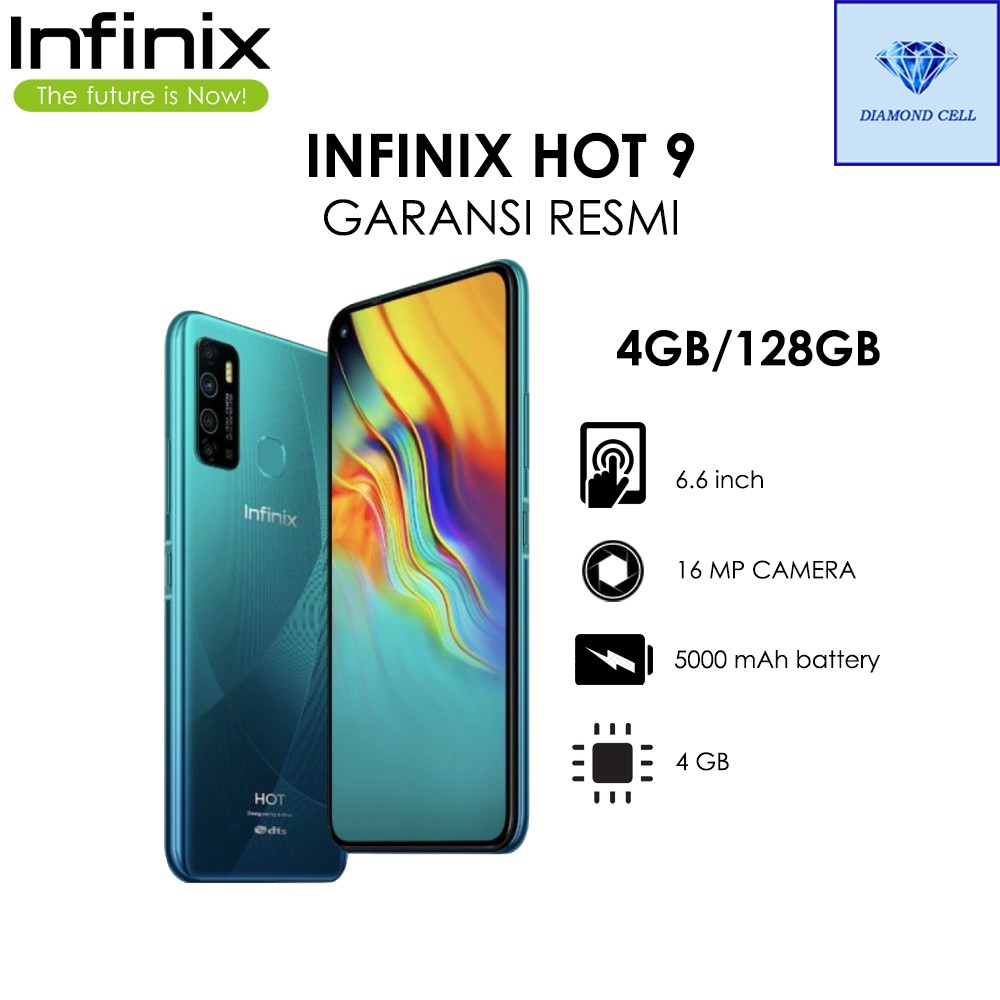 INFINIX HOT 9 4/128 GB - GARANSI RESMI 1 TAHUN | Shopee