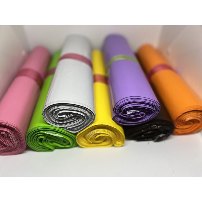 

H7Y [ 35x50 Isi 100Pcs ] Plastik Polymailer Warna Packing Kemasan Olshop