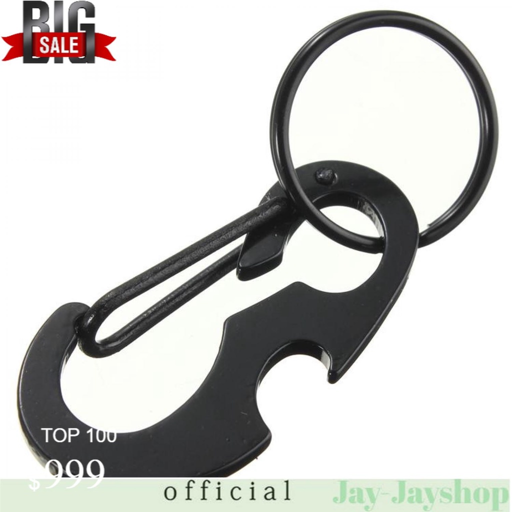 Black Beetle EDC Carabiner Stainless Steel with Bottle Opener - XT-11