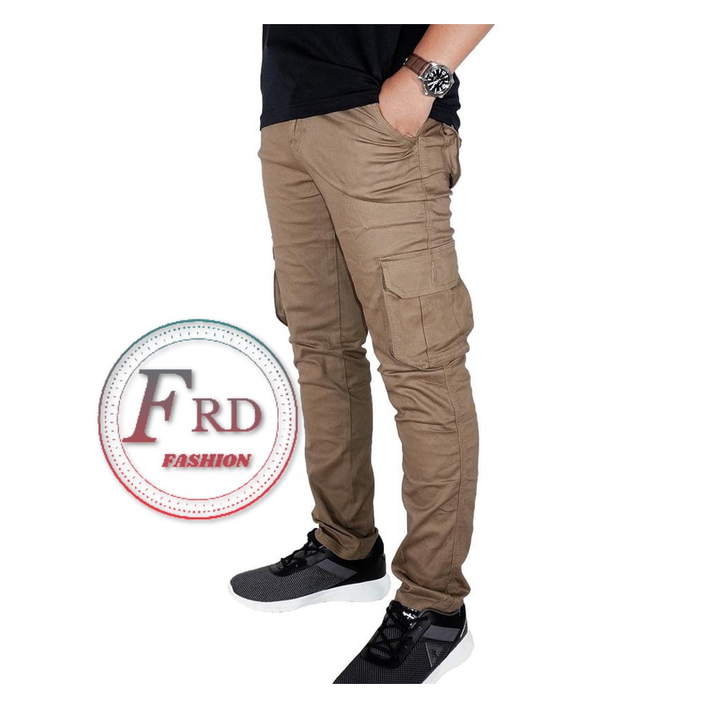 Celana Cargo Panjang Pria Original Jumbo Slimfit Army Laki Laki Murah Loreng Kargo Pant Big Size Dewasa Chargo Hitam Premium Jogger Distro Cowo Jeans Tebal Hitam