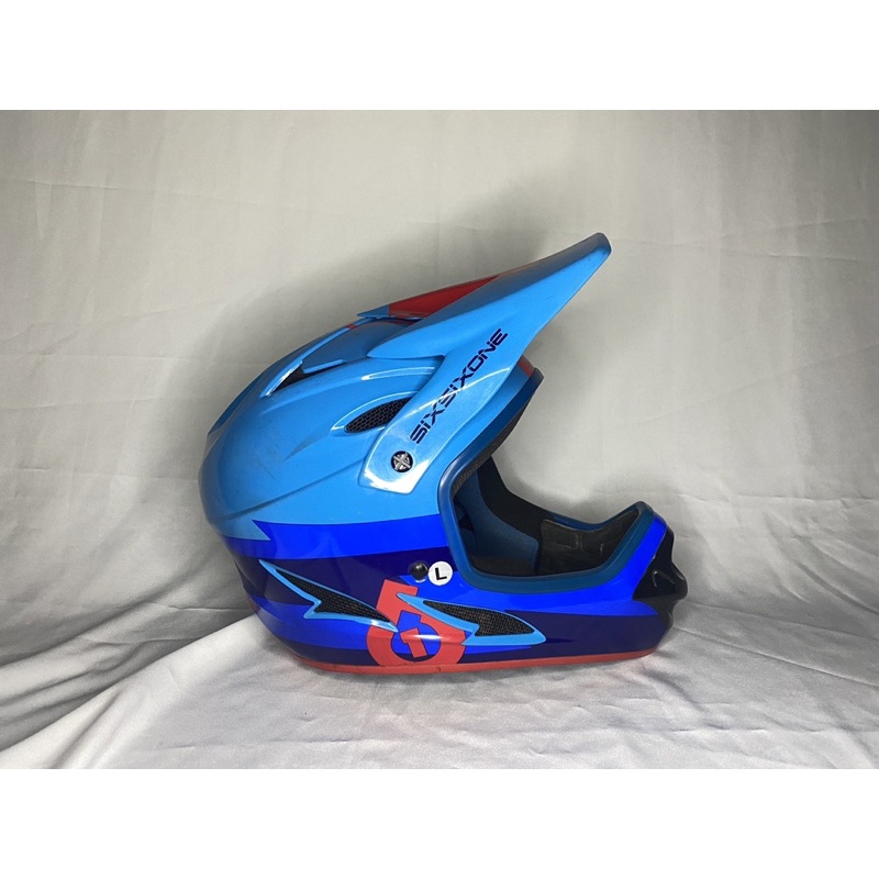 Helm Fullface Sixsixone Blue