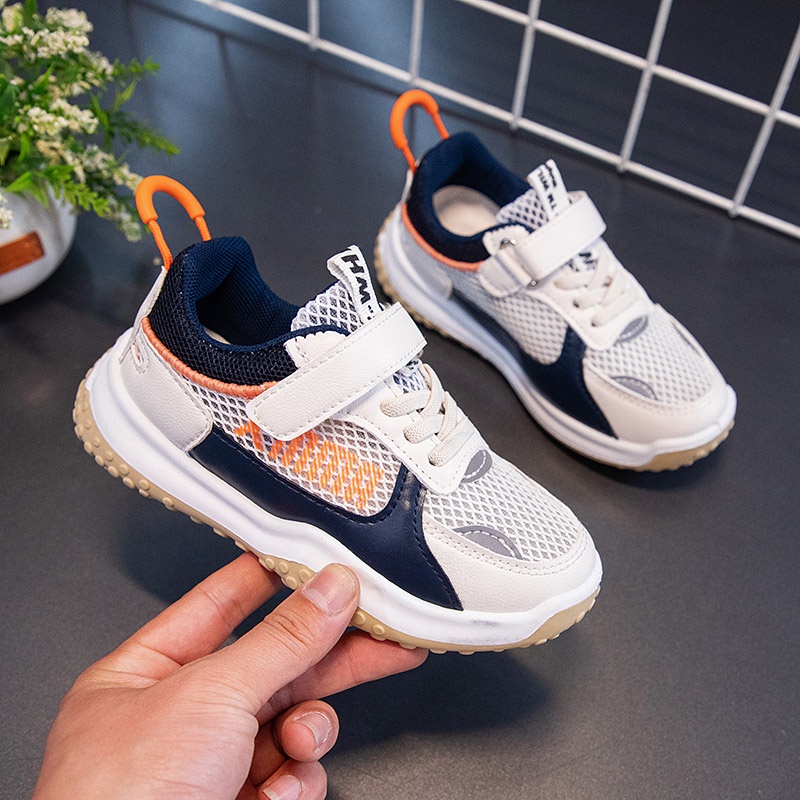 [GROSIR][COD] SEVEN_DAY SEPATU GESPER SNEAKERS ANAK-ANAK UNTUK USIA 3-9 TAHUN 'BOY &amp; GIRL'  NAVY WM2313