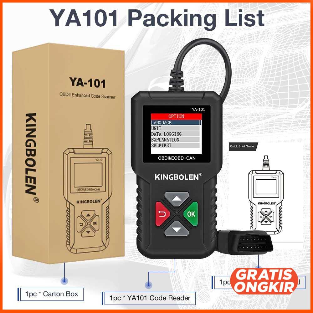 OBD2 Pembaca Kode Diagnostik Mobil Car Engine Scanner -YA101