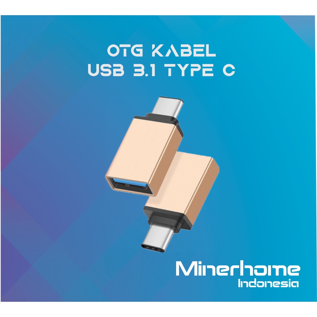 OTG Type C USB 3.1 A2 Adapter Konektor HP ke Flash Disk