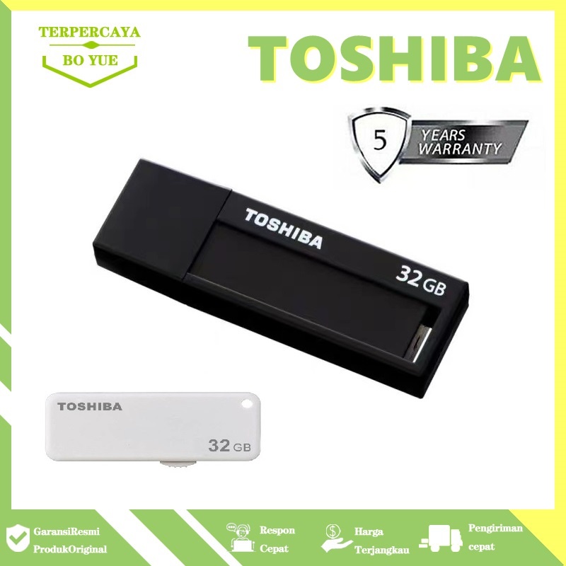 Toshiba Flashdisk  32GB/64GB/128GB Microvault High Speed USB 3.0 Flash Drive U203 Original Garansi Resmi Flashdisk TransMemory USB 2.0 Alsi