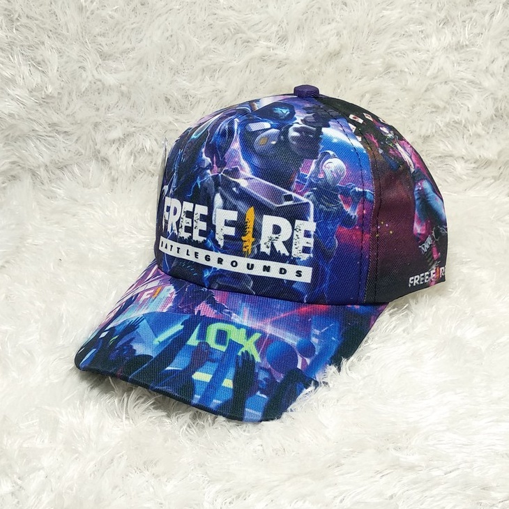 RS. TOPI ANAK LAKI-LAKI MOBILE LEGEND & FREE FIRE (ML DAN FF) SUBLIME-FF BIRU