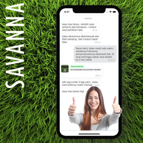 TURUN HARGA Pupuk Rumput Organik / Rumput Gajah / Rumput Gajah Mini SAVANNA 100 ml AP177