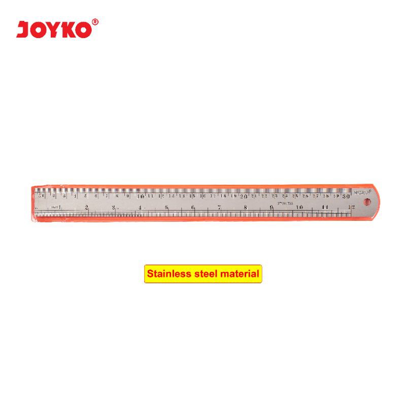 

Penggaris Besi / Ruler Stainless Steel RL-ST30 30 cm Joyko