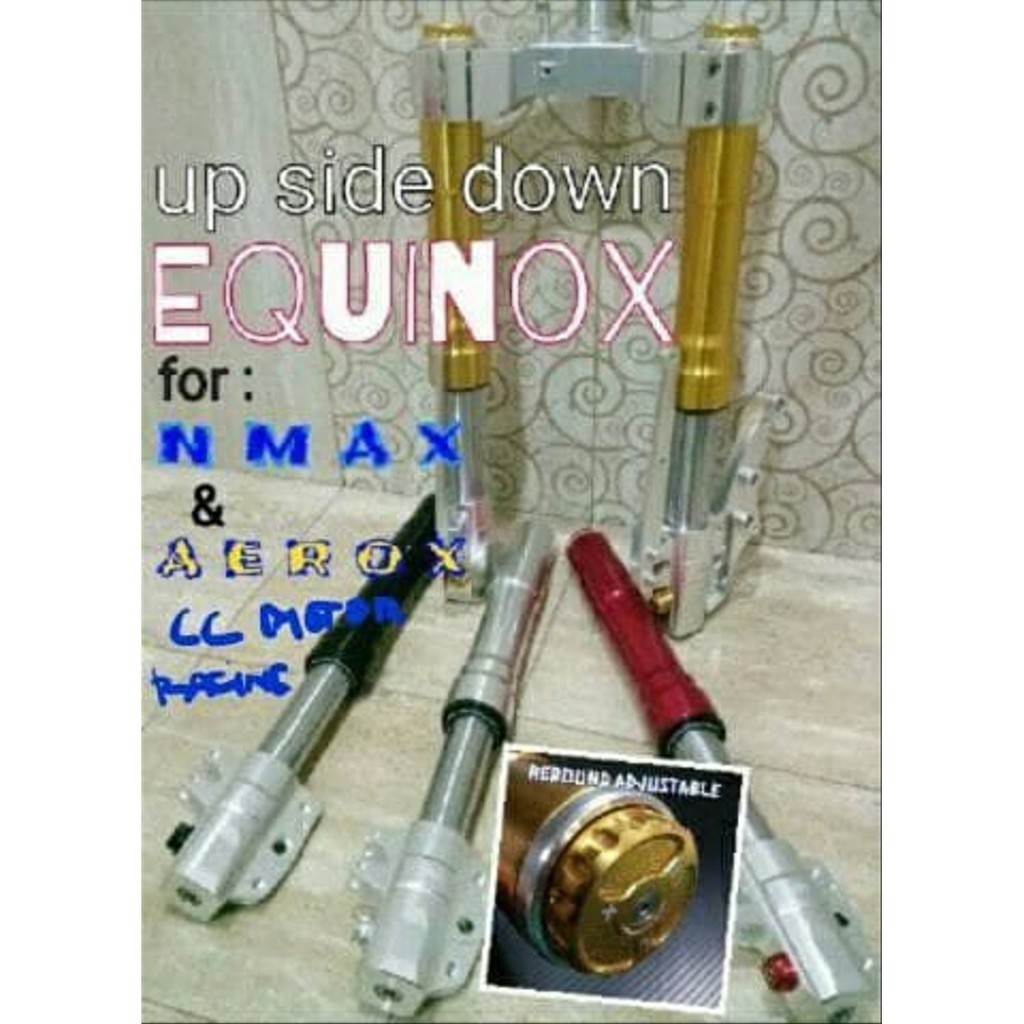 Upside down nmax Upsidedown yamaha nmax usd equinox aerox bac 11