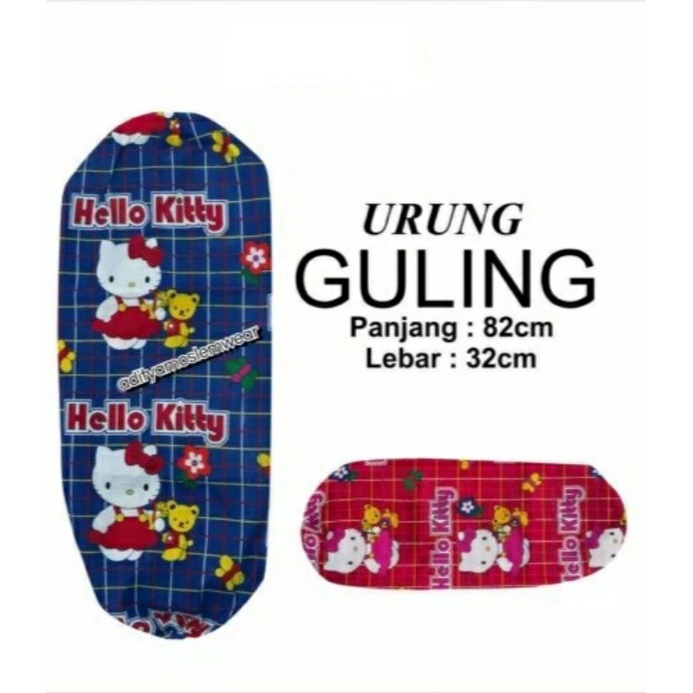 Urung Bantal/Guling isi Kapuk Tebal Motif teletubis