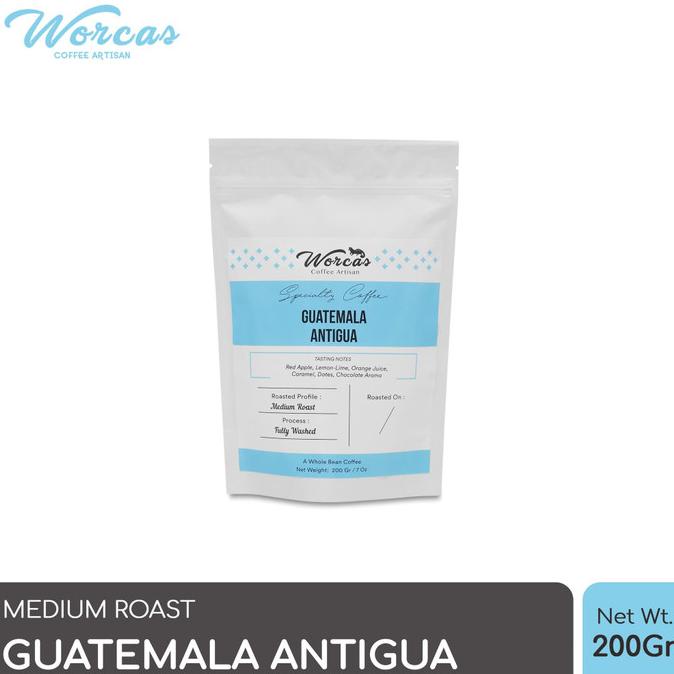 

Big Sale WORCAS Arabica Guatemala Antigua 200gr - Medium Roasted Coffee Big Sale